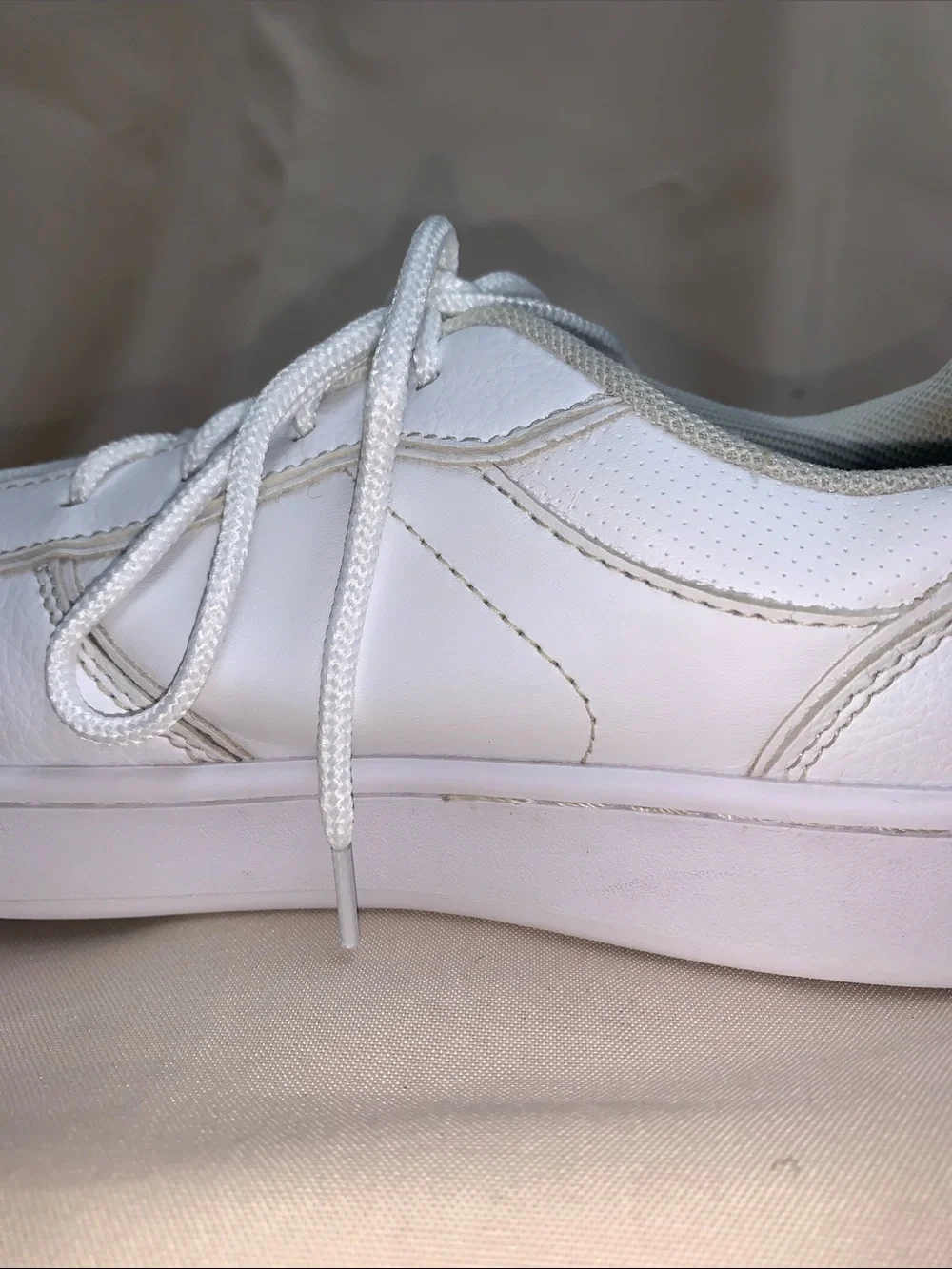 Tommy Hilfiger Men's Lei Stripe Faux Leather Cupsole Sneakers - White